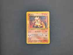 Pokemon TCG Magmar Regular Unlimited Uncommon Base Set 36/102 Medium Played - Image 1