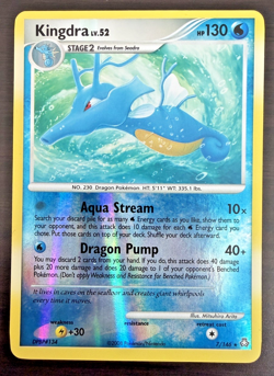 Kingdra 7/146 Legends Awakened Rare Reverse Holo Pokemon TGC Near Mint - Image 1