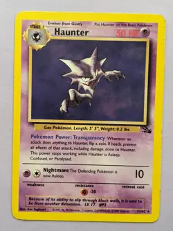 HAUNTER 21/62 HP FOSSIL Rare Pokemon Unlimited - Image 1