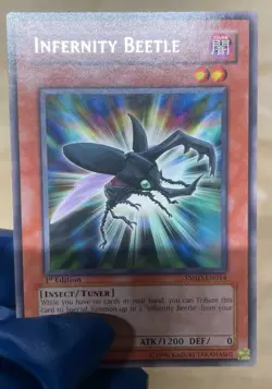 LP Infernity Beetle TSHD-EN014 The Shining Darkness 1st Edition - Image 3