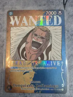 Donquixote Doflamingo (Wanted Poster) ST03-009 Pillars of Strength One Piece NM - Image 1