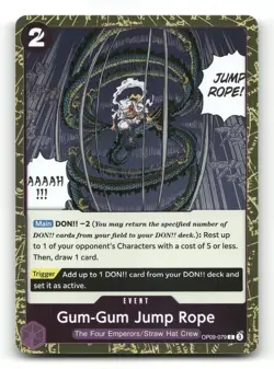 Gum-Gum Jump Rope (Pirate Foil) OP09-079 - The Best- Vol. 2 - One Piece Card NM - Image 1