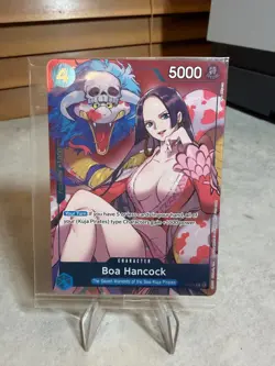 One Piece Card Game CCG TCG Boa Hancock FOIL Sealed Battle Winner P-066 SEALED - Image 1