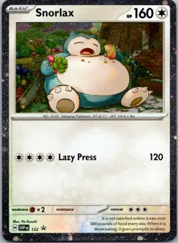Snorlax 122 - SV: Scarlet & Violet Promo Cards Pokemon TCG NM - Image 1