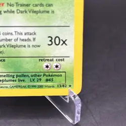 Pokemon TCG Dark Vileplume 1st Edition Holo Rare Card 13/82 1999 NM Team Rocket - Image 5