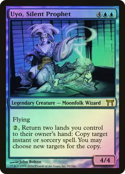 Magic The Gathering MTG UYO, SILENT PROPHET FOIL Champions of Kamigawa NM - Image 1
