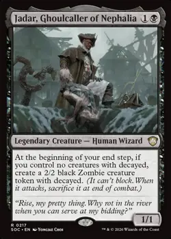 JADAR, GHOULCALLER OF NEPHALIA Rare Secrets of Strixhaven Commander NM MTG - Image 1