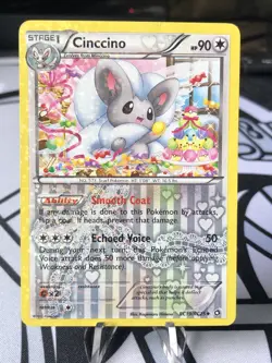 Pokemon Cinccino RC19/RC25 Legendary Treasures Radiant Collection Holo Ability - Image 1