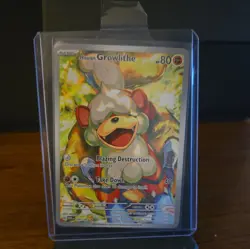 Pokemon TCG Twilight Masquerade 181/167 Hisuian Growlithe Illustration Rare - NM - Image 1