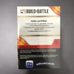 Pokemon Scarlet and Violet Surging Sparks Build and Battle Box [SV08] Sealed - Image 2