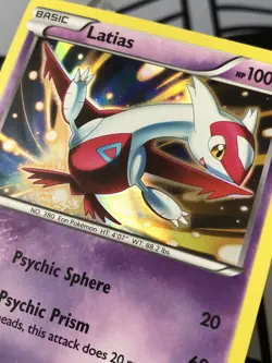 Pokemon TCG Latias 30/30 XY Trainer Kit: Latias & Latios Holo - Image 2