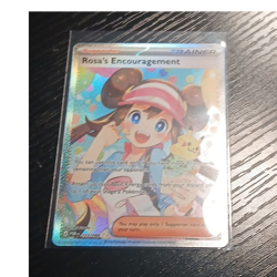 Rosa's Encouragement Holo Trainer Full Art 236/236 Cosmic Eclipse - Image 1