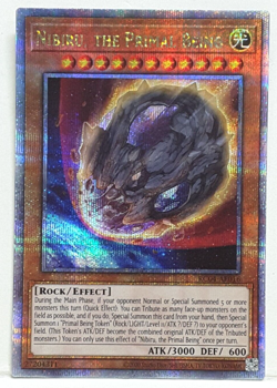 Yugioh Asian-English Nibiru, the Primal Being RC04-AE016 25TH FOIL QCSR - Image 1
