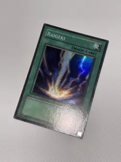 Yu-Gi-Oh Raigeki Super Rare LOB-053 NA Englisch 2002 - Image 2