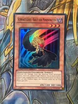 Yugioh Blackwing - Kalut the Moon Shadow AC11-DE005 Super Rare Playset German LP - Image 1