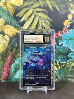 Rhystic Study (CGC PRISTINE 10) - Confetti Foil - MTG WOE: Enchanting Tales - Image 3