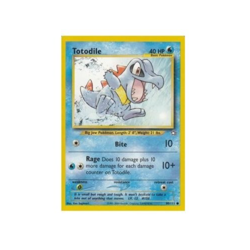 Totodile 80/111 Neo Genesis Pokemon Card LP - Image 1