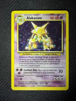 Pokemon TCG Alakazam Legendary Collection 2002 1/110 Holo Rare - Image 1