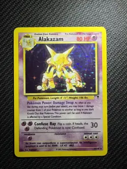 Pokemon TCG Alakazam Legendary Collection 2002 1/110 Holo Rare - Image 3