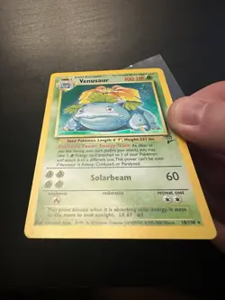 2000 POKEMON BASE SET 2 #18 VENUSAUR-HOLO Near Mint - Image 3