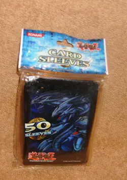 KONAMI Yugioh 50ct Card Sleeves Deck Protectors Blue Eyes Ultimate Dragon - Image 1
