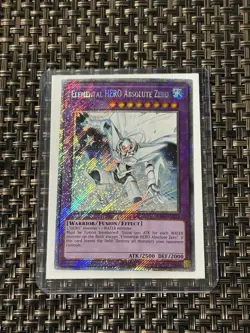 Yugioh! Elemental HERO Absolute Zero RA03-EN231 Platinum Secret Rare 1st Ed. New - Image 1