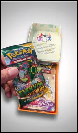 Pokemon Mystery Box 6 Sealed Packs + Rare Card 🔥 Chance Evolving Skies Team Up - Image 4