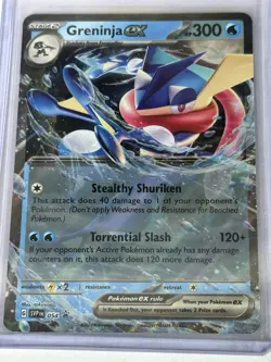 Greninja ex SVP054 Black Star Promo Holo Rare Pokemon TCG Card NM - Image 1
