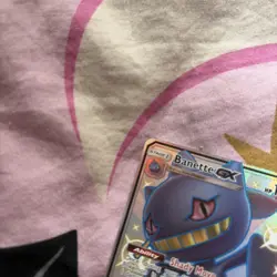 Banette GX SV61/SV94 Hidden Fates Ultra Rare Shiny Vault Pokemon Card - Image 3