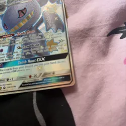 Banette GX SV61/SV94 Hidden Fates Ultra Rare Shiny Vault Pokemon Card - Image 4