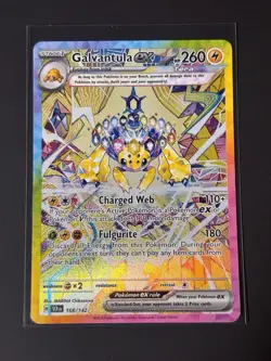 Pokemon TCG Galvantula EX Special Illustration Rare Holo 168/142 SV07 - Image 1
