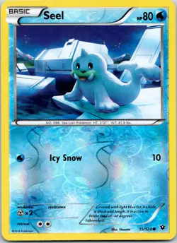 SEEL - 15/124 Fates Collide - POKEMON Reverse Holo NM/M - Image 1