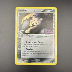 Pokemon Persian EX Holon Phantoms Delta Species Holo stamped 48/110 70HP - Image 1