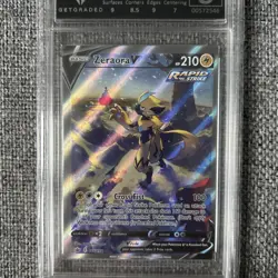 Pokemon Zeraora v Alternate Art Ultra Rare 166/198 Chilling Reign Graded 8 - Image 2