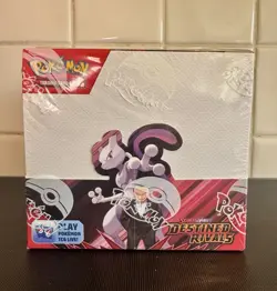 Pokemon TCG Destined Rivals Booster Box Sealed 36 Packs – Small Tear In Seal - Image 1