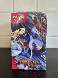 Pokemon TCG Destined Rivals Booster Box Sealed 36 Packs – Small Tear In Seal - Image 3