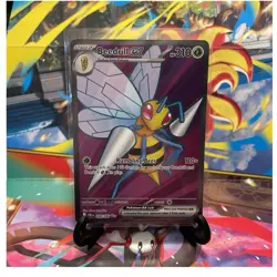 Pokemon TCG Beedrill EX 098/086 Chaos Rising Full Art Holo UR Near Mint - Image 1