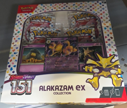 Pokemon TCG Scarlet & Violet 151 Alakazam ex Box English 3 Promo 2023 - Image 1