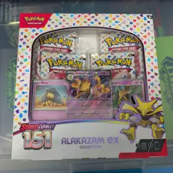 151 Alakazam ex Collection Box Pokemon Scarlet & Violet TCG **SEALED/NEW** - Image 1