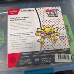 151 Alakazam ex Collection Box Pokemon Scarlet & Violet TCG **SEALED/NEW** - Image 2