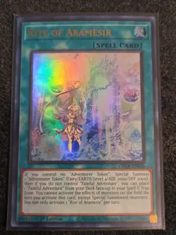 Yugioh Rite of Aramesir GRCR-EN025 Ultra Rare 1st Ed NM - Image 1