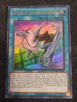 Dracoback, The Rideable Dragon MAMA-EN091 YU-Gi-Oh! Near Mint 1st Edition - Image 1