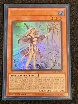 Yugioh Water Enchantress Of The Temple GRCR-EN026 Ultra Rare 1st Ed NM - Image 1