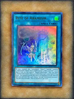 Yugioh Rite of Aramesir GRCR-EN025 Ultra Rare 1st Ed NM - Image 1