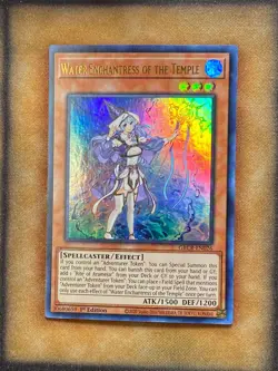 Yugioh Water Enchantress of the Temple GRCR-EN026 Ultra Rare 1st Ed LP - Image 1