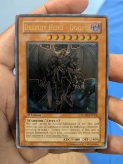 Yugioh Destiny Hero Dogma Ultimate Rare POTD-EN014 1st Edition NM - Image 1
