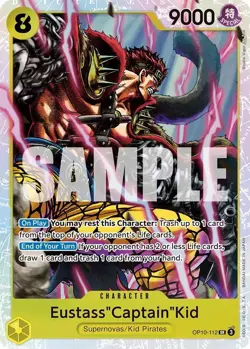 OP10-112 Eustass"Captain"Kid English SR One Piece TCG Card Game - Image 2