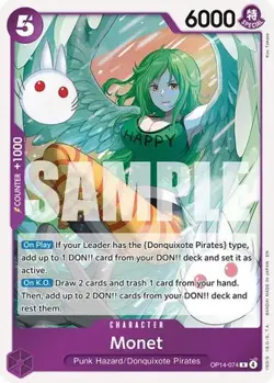 OP14-074 Monet English R One Piece TCG Card Game - Image 2