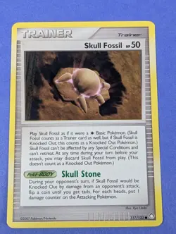 Skull Fossil - 117/123 - Common Mysterious Treasures - Pokemon Card - NM - Image 1