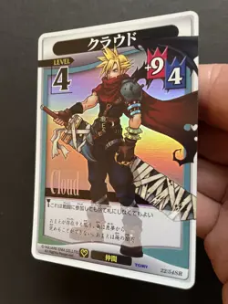 Cloud 22/54 SR Holo Kingdom Hearts TCG Card Japanese Disney Square Enix Rare - Image 4